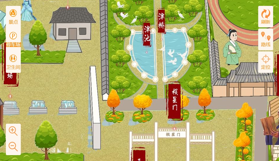 秀屿手绘地图景区语音讲解导览系统：智慧景区建设的基石