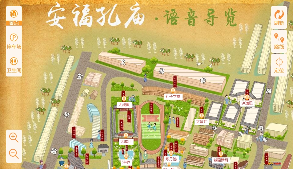 秀屿手绘地图：智慧景区智能化服务的延伸